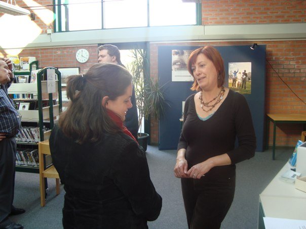 Bibliotheekbezoek: uitwisseling van ervaringen